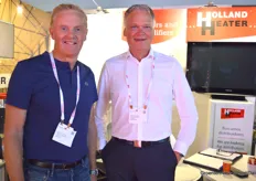 Dennis van Alphen of Total Energy and Hans Koornneef of Holland Heater.